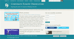 Desktop Screenshot of corporateeurope.org